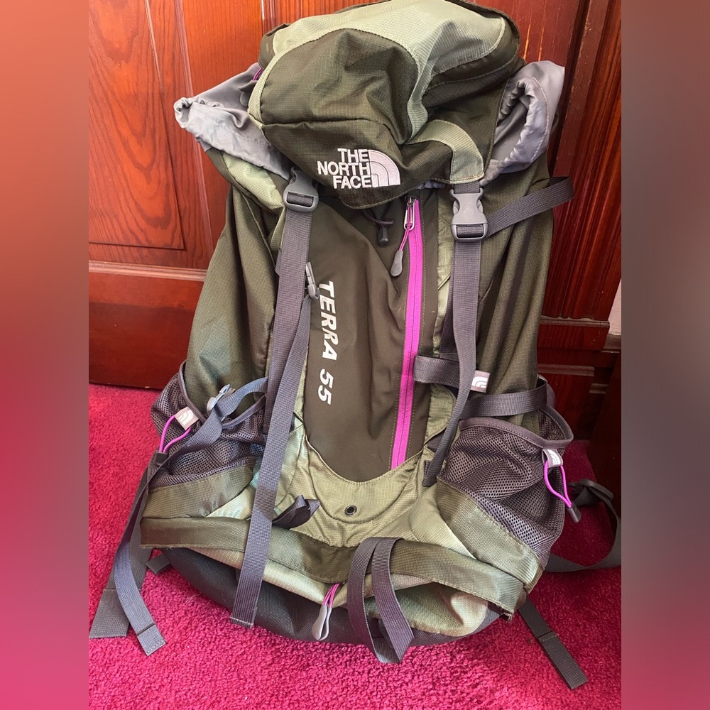 The North Face Terra 55L internal frame backpack